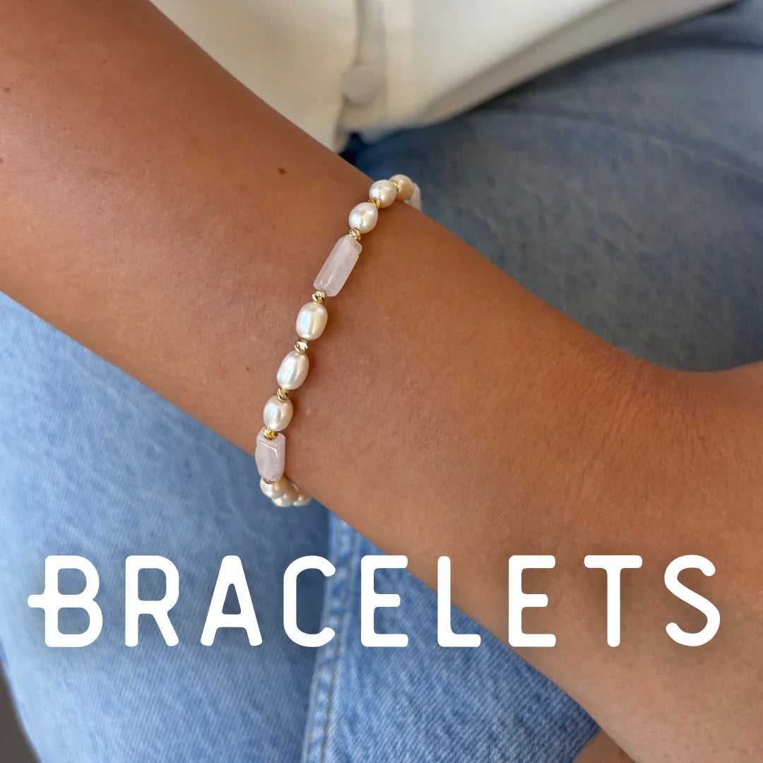 צמיד פנינים עם אבני קריסטל ורודות וציפוי זהב עדין, תכשיט בעבודת יד לאירועים