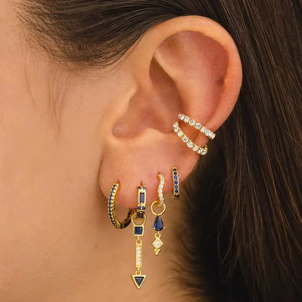 סט עגילים בלו דראגון - M.Bren