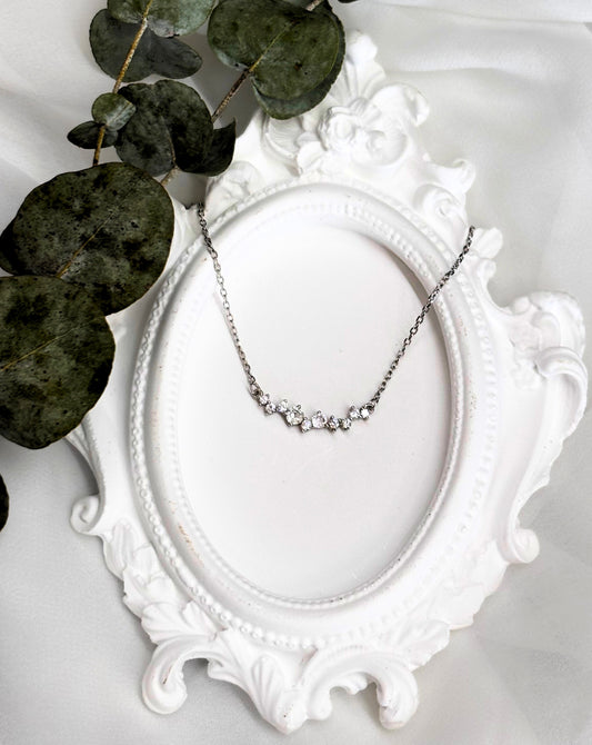 שרשרת ליסה - שרשרת כסף 925 עם זרקונים