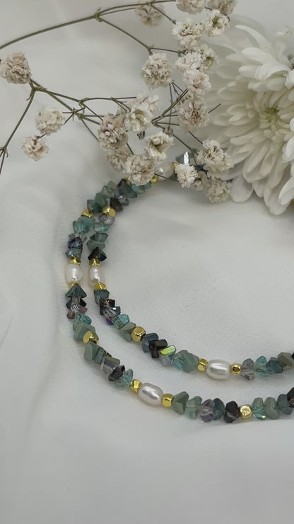 שרשרת אליסה - ירוק