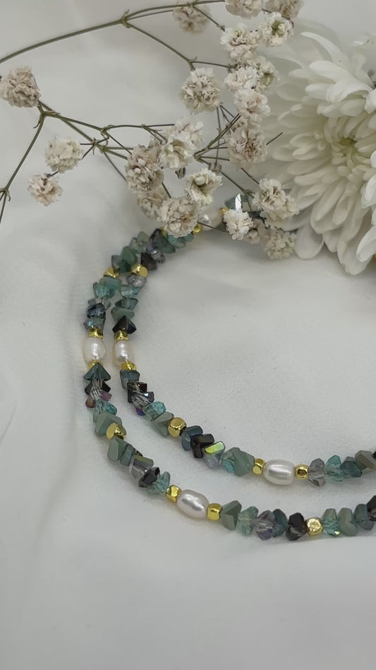 שרשרת אליסה - ירוק